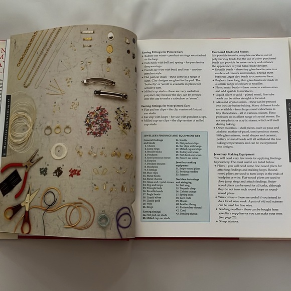 1997 Making Polymer Clay Jewellery Hardcopy BOOK Jewelry Artisan Sue Heaser Art - Picture 10 of 16